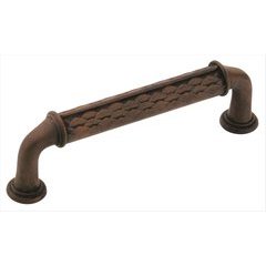 Padma 3-3/4 Inch Center to Center Antique Rust Cabinet Pull Padma 3-3/4 Inch Center to Center Antique Rust Cabinet Pull