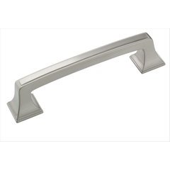 Mulholland 3-3/4 Inch Center to Center Satin Nickel Cabinet Pull Mulholland 3-3/4 Inch Center to Center Satin Nickel Cabinet Pull