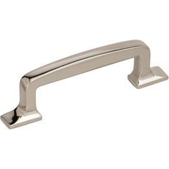 Westerly 3 Inch Center to Center Polished Nickel Cabinet Pull (Handle) Westerly 3 Inch Center to Center Polished Nickel Cabinet Pull (Handle)