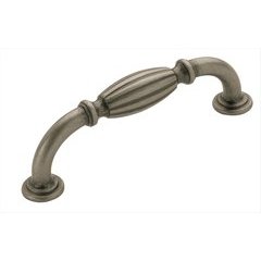 Blythe 3-3/4 Inch Center to Center Weathered Nickel Cabinet Pull Blythe 3-3/4 Inch Center to Center Weathered Nickel Cabinet Pull