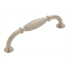 Blythe 5-1/16 Inch Center to Center Satin Nickel Cabinet Pull Blythe 5-1/16 Inch Center to Center Satin Nickel Cabinet Pull