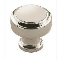 Highland Ridge 1-1/8 Inch Diameter Polished Nickel Cabinet Knob Highland Ridge 1-1/8 Inch Diameter Polished Nickel Cabinet Knob