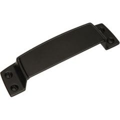 Highland Ridge 3-1/2 Inch Center to Center Black Bronze Cabinet Cup Pull Highland Ridge 3-1/2 Inch Center to Center Black Bronze Cabinet Cup Pull