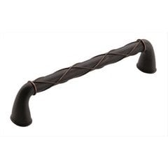 Lattice 6-5/16 Inch Center to Center Dark Oiled Bronze Cabinet Pull Lattice 6-5/16 Inch Center to Center Dark Oiled Bronze Cabinet Pull