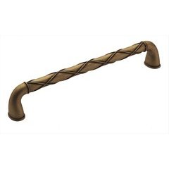 Lattice Appliance Pull 12 inch Center to Center Distressed Brass Lattice Appliance Pull 12 inch Center to Center Distressed Brass