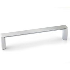 Contemporary 6-5/16 Inch Center to Center Bar Pulls with Matte Chrome Finish Contemporary 6-5/16 Inch Center to Center Bar Pulls with Matte Chrome Finish