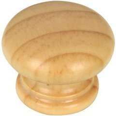 Eclectic 1-1/2 Inch Diameter Knobs with Finished Pine Finish Eclectic 1-1/2 Inch Diameter Knobs with Finished Pine Finish