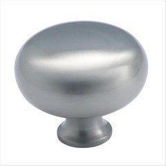 Classics 1-1/2 Inch Diameter Satin Nickel Cabinet Knob Classics 1-1/2 Inch Diameter Satin Nickel Cabinet Knob