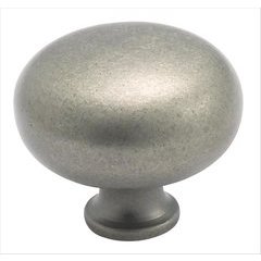 Classics 1-1/2 Inch Diameter Weathered Nickel Cabinet Knob Classics 1-1/2 Inch Diameter Weathered Nickel Cabinet Knob