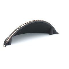 Traditional 3-25/32 Inch Center to Center Bar Pulls with Bronze Finish Traditional 3-25/32 Inch Center to Center Bar Pulls with Bronze Finish