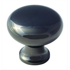 Anniversary 1-3/16 Inch Diameter Black Nickel Cabinet Knob Anniversary 1-3/16 Inch Diameter Black Nickel Cabinet Knob
