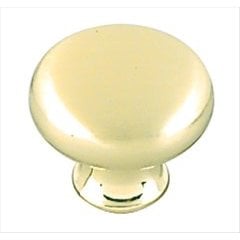 Allison Value Hardware 1-3/16 Inch Diameter Sterling Brass Cabinet Knob Allison Value Hardware 1-3/16 Inch Diameter Sterling Brass Cabinet Knob