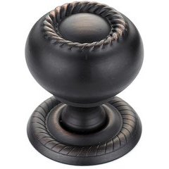 Traditional 1-1/4 Inch Diameter Knobs with Oil-Rubbed Bronze Finish Traditional 1-1/4 Inch Diameter Knobs with Oil-Rubbed Bronze Finish