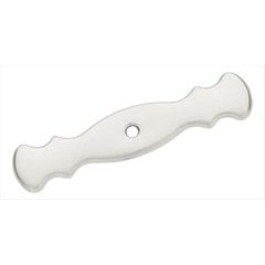 Back-plate 3-5/8 inch L. Sterling Nickel Back-plate 3-5/8 inch L. Sterling Nickel