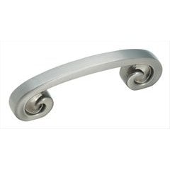 Swirl'Z 3 Inch Center to Center Satin Nickel Cabinet Pull Swirl'Z 3 Inch Center to Center Satin Nickel Cabinet Pull