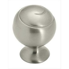 Swirl'Z 1-1/8 Inch Diameter Satin Nickel Cabinet Knob Swirl'Z 1-1/8 Inch Diameter Satin Nickel Cabinet Knob