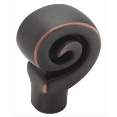 Swirl'Z 1-1/8 Inch Diameter Oil Rubbed Bronze Cabinet Knob Swirl'Z 1-1/8 Inch Diameter Oil Rubbed Bronze Cabinet Knob