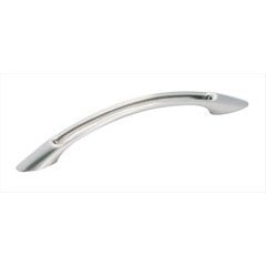 Essential'Z 5 Inch Center to Center Satin Nickel Cabinet Pull Essential'Z 5 Inch Center to Center Satin Nickel Cabinet Pull