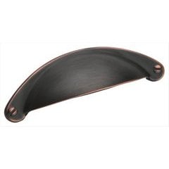 Cup Pulls 2-1/2 Inch Center to Center Oil Rubbed Bronze Cabinet Cup Pull Cup Pulls 2-1/2 Inch Center to Center Oil Rubbed Bronze Cabinet Cup Pull