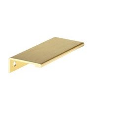 Contemporary 3-5/32 Inch Center to Center Bar Pulls with Satin Gold Finish Contemporary 3-5/32 Inch Center to Center Bar Pulls with Satin Gold Finish