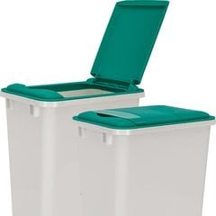 Lid for 50 Quart Plastic Waste Container - Green Lid for 50 Quart Plastic Waste Container - Green