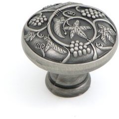 Milan 1-1/4 inch Weathered Nickel Cabinet Knob Milan 1-1/4 inch Weathered Nickel Cabinet Knob