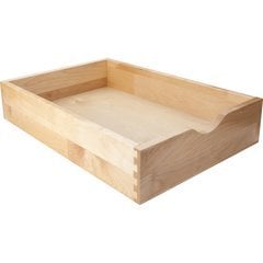 Solid Birch Wood Drawer Box with Scoop - 10-15/16 in. Width, 10 in. Height, 10 in. Depth Solid Birch Wood Drawer Box with Scoop - 10-15/16 in. Width, 10 in. Height, 10 in. Depth