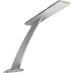 Perrine Counter Mounted Support 6 inch High - Brushed Stainless Perrine Counter Mounted Support 6 inch High - Brushed Stainless