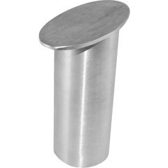 Dilworth Countertop Post Support 5 inch High - Brushed Stainless Dilworth Countertop Post Support 5 inch High - Brushed Stainless
