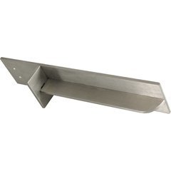 Carrier Countertop Support 8 inch Long - Brushed Stainless Carrier Countertop Support 8 inch Long - Brushed Stainless