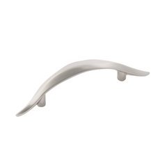 Willow 3 Inch Center to Center Satin Nickel Cabinet Pull Willow 3 Inch Center to Center Satin Nickel Cabinet Pull