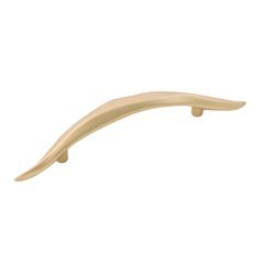 Willow 96 Millimeter Center to Center Flat Ultra Brass Cabinet Pull Willow 96 Millimeter Center to Center Flat Ultra Brass Cabinet Pull
