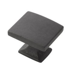 Forge Collection Cabinet Knob 1-7/16" X 1-1/4" Black Iron Finish Forge Collection Cabinet Knob 1-7/16" X 1-1/4" Black Iron Finish