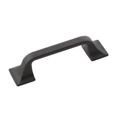 Forge 3 Inch Center to Center Black Iron Cabinet Pull Forge 3 Inch Center to Center Black Iron Cabinet Pull