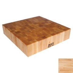 24 Inch x 24 Inch x 6 Inch Reversible Butcher Block - Maple 24 Inch x 24 Inch x 6 Inch Reversible Butcher Block - Maple