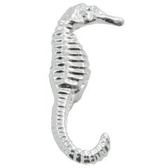 Oceana .59 Inch Width Sea Horse Cabinet Knob - Polished Chrome Oceana .59 Inch Width Sea Horse Cabinet Knob - Polished Chrome