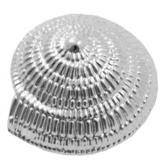 Oceana 1.67 Inch Width Swirl Cabinet Knob - Polished Chrome Oceana 1.67 Inch Width Swirl Cabinet Knob - Polished Chrome