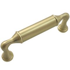 Kensington 3.78 Inch Center to Center Cabinet Pull - Satin Brass Kensington 3.78 Inch Center to Center Cabinet Pull - Satin Brass