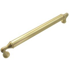 Kensington 7.56 Inch Center to Center Cabinet Pull - Satin Brass Kensington 7.56 Inch Center to Center Cabinet Pull - Satin Brass