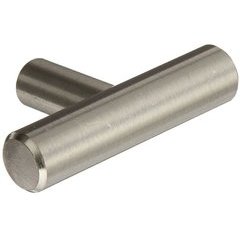 .47 Inch Width T-Bar Cabinet Knob - Satin Nickel .47 Inch Width T-Bar Cabinet Knob - Satin Nickel
