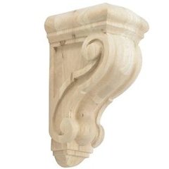 Corbel 9-3/4 Inch H - Wood Corbel 9-3/4 Inch H - Wood