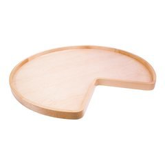 24 Inch Diameter Kidney Wooden Lazy Susan without Hole 24 Inch Diameter Kidney Wooden Lazy Susan without Hole