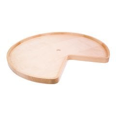28 Inch Diameter Kidney Wooden Lazy Susan with Hole 28 Inch Diameter Kidney Wooden Lazy Susan with Hole