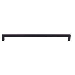 Square Bar Pull 17-5/8 inch Center to Center Flat Black Square Bar Pull 17-5/8 inch Center to Center Flat Black