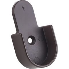 Mounting Bracket for 1-1/16 Inch Round Closet Rod 32mm Knock-in Type-Dark Bronze Mounting Bracket for 1-1/16 Inch Round Closet Rod 32mm Knock-in Type-Dark Bronze