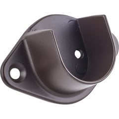 Open Mounting Bracket for 1-1/16 Inch Round Closet Rod Screw-in Type-Dark Bronze Open Mounting Bracket for 1-1/16 Inch Round Closet Rod Screw-in Type-Dark Bronze