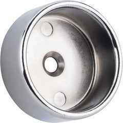 Closed Closet Bracket for Round 1-5/16 Inch Closet Rod w/ 5mm Posts - Chrome Closed Closet Bracket for Round 1-5/16 Inch Closet Rod w/ 5mm Posts - Chrome