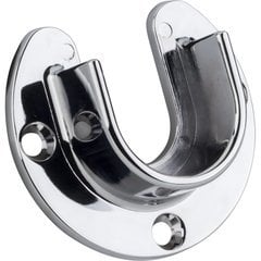 Open Closet Bracket for Round 1-5/16 Inch Closet Rod w/ Screws - Polished Chrome Open Closet Bracket for Round 1-5/16 Inch Closet Rod w/ Screws - Polished Chrome