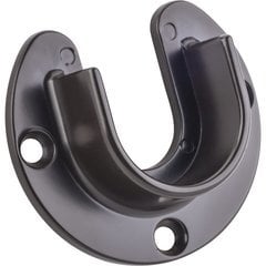 Open Closet Bracket for Round 1-5/16 Inch Closet Rod with Screws - Dark Bronze Open Closet Bracket for Round 1-5/16 Inch Closet Rod with Screws - Dark Bronze