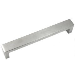 Brickell 6.3 Inch Center to Center Cabinet Pull - Stainless Steel Brickell 6.3 Inch Center to Center Cabinet Pull - Stainless Steel